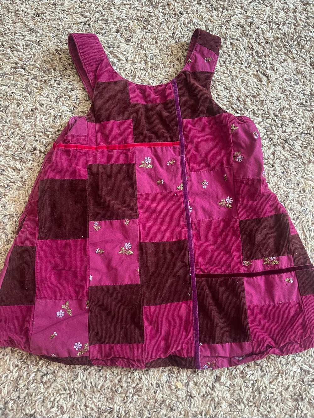 Gymboree 4 dot tag (rare) vintage y2k patchwork jumper - girly, cottagecore